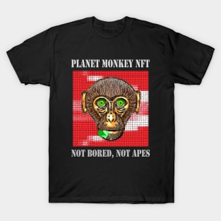 Planet Monkey Animals Not Bored Apes T-Shirt